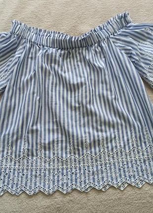 Блузка в смужку h&m
