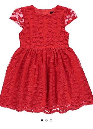 Нарядне святкове плаття сукня george і заколка в подарунок