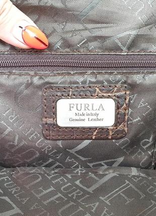 Красива шкіряна сумка furla ;9 фото