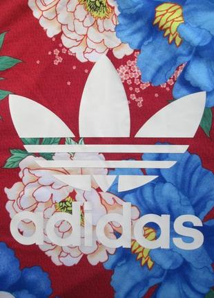 Мега шикарная фирменная майка борцовка в цветочный принт adidas оригинал ❣️❇️❣️6 фото