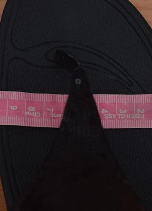 Черные женские шлепанцы, вьетнамки fitflop. 38 размер. оригинал6 фото