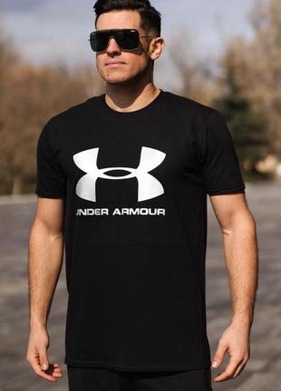 Футболка мужская чёрная, футболки under armour