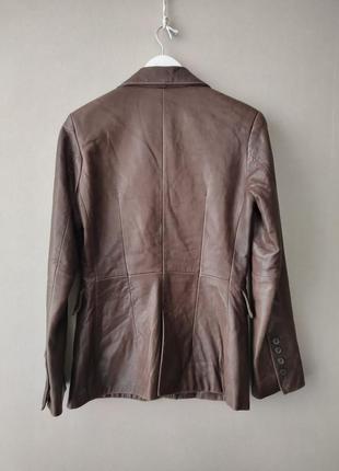 Пиджак из натуральной кожи , кожаный пиджак zara6 фото