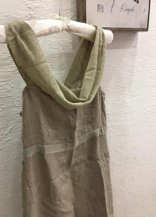 Сукня сарафан льон італія