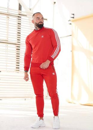 Спортивний костюм adidas чоловічий спортивний костюм адідас костюм унісекс1 фото