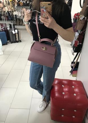 Кожаная сумочка кроссбоди сумка на плечо италия5 фото