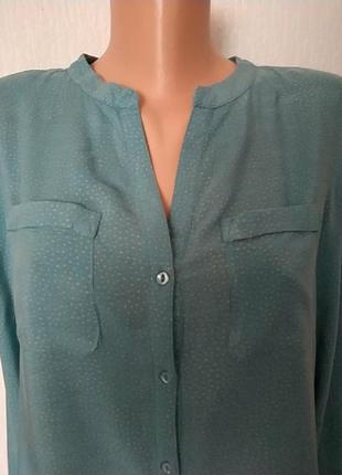 Брендовая натуральная легкая блуза туника блузка.3 фото