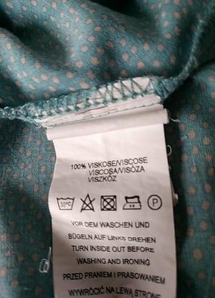 Брендовая натуральная легкая блуза туника блузка.5 фото