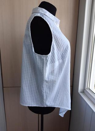 Коттоновая блуза великого розміру.3 фото