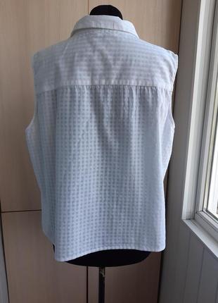 Коттоновая блуза великого розміру.2 фото