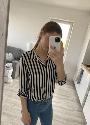 Женская рубашка, рубашка в три четверти stradivarius