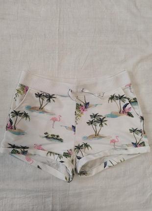 Трикотажные летние шорты h&m 10-11 лет