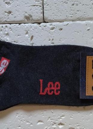 Спортивные укороченные носки серого цвета унисекс lee2 фото