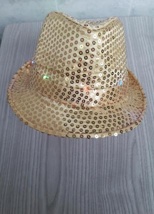 Шляпа диско з пайетками4 фото