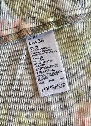 Юбка topshop в цветочный принт5 фото