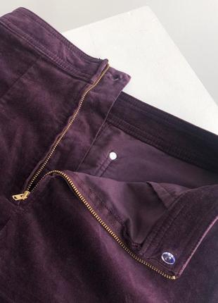 Юбка m&s темно-фиолетового цвета5 фото