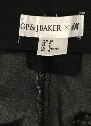 Gp & j baker x h&m-шикарные брюки в принт! р.-403 фото