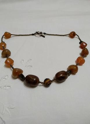 Чокер, бусы. пластик.