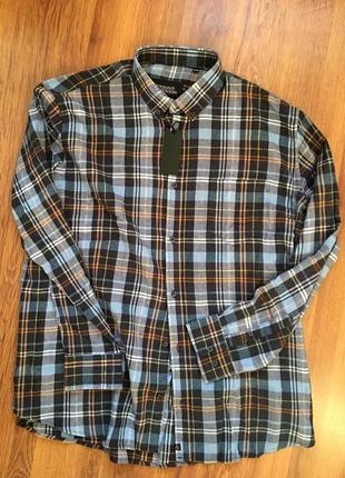 Рубашка henson&henson  тонкая байка пог-71смдлина 88см поб-72см