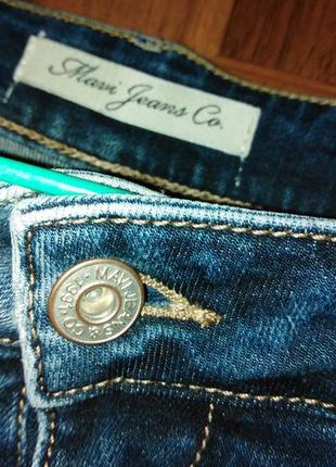 Крутые укороченные джинсы кюлоты с разрезами4 фото
