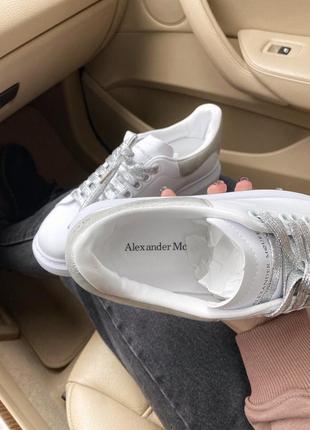 Кросівки alexander mcqueen white кросівки9 фото
