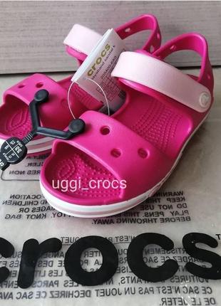 Босоножки ( сандалии) crocs sandals bayaband candy pink