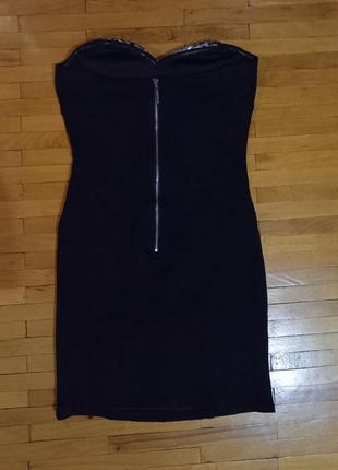 Плаття tally weijl сукня чорне коктельне паєтки міні сіра5 фото