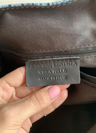 Genuine leather оригинал питон сумка4 фото