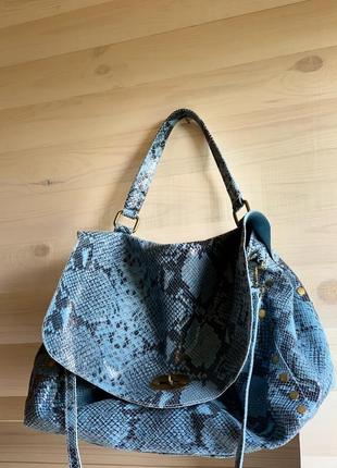 Genuine leather оригинал питон сумка