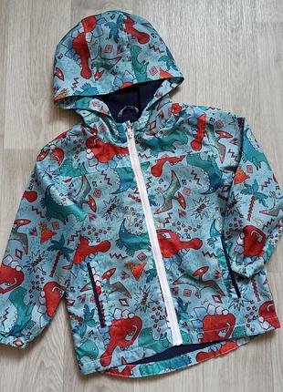 Прикольная ветровочка на флисе matalan на 3-4 года