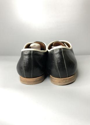 Туфли оксфорды женские с квадратным носком мысли кожаные cuccinelli fabiana3 фото