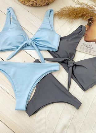 Красивый голубой купальник/блакитний купальник/купальный комплект