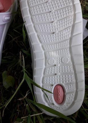 Женские crocs lite ride clog powder white2 фото