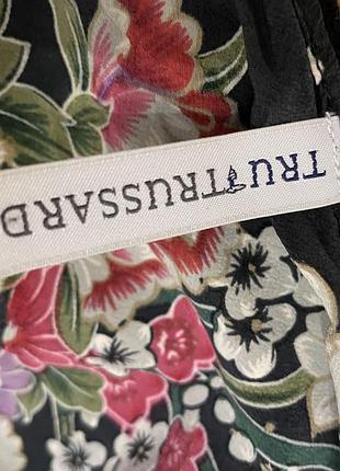 Кофточка 69% шовк чорного кольору trussardi оригінал s,xs