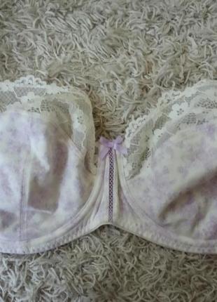 Натуральний бюст, без поролону, мереживо, бавовна, geroge, 80g