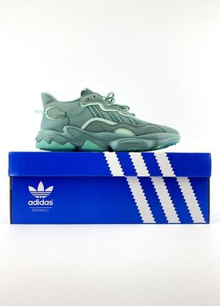 Нереально крутые кроссовки adidas ozweego mint9 фото