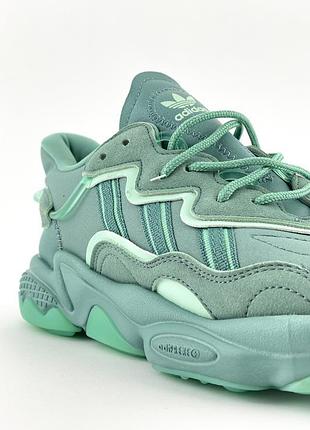 Нереально крутые кроссовки adidas ozweego mint