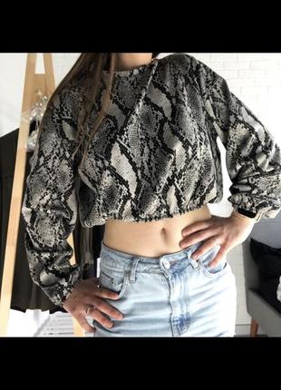 Коротка кофта zara оверсайз