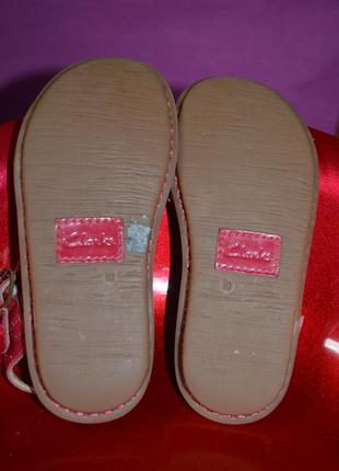 Кожаные босоножки clarks 3