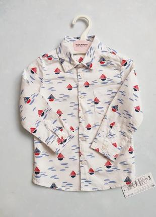 Красива сорочка m&s на 1,5-2 роки