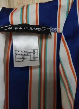 Стильное платье в полоску laura clement, франция б/у, в идеальном состоянии размер 38-402 фото