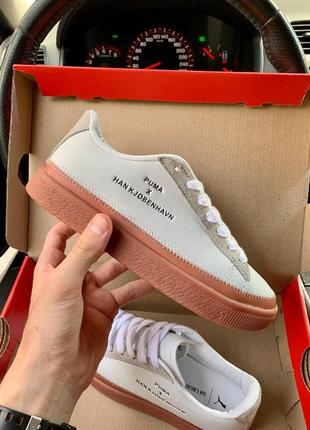 Puma han kjobenhavn🆕літні жіночі кросівки🆕шкіряні білі кеди пума