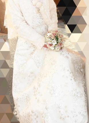 Свадебное платье размер 40-442 фото