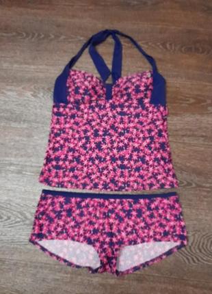 Debenhams р.14 красивый раздельный купальник танкини