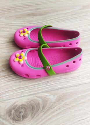 Балетки crocs р.9 по стельке 16см. оригинал