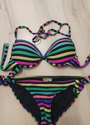 Купальник dag adom. полоска радуга .36-38.sка