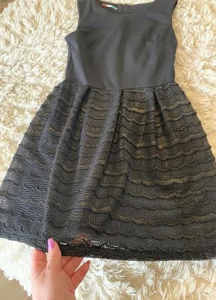 Платье 👗 стильное чёрное коктейльное красивое модное стильное нарядное2 фото