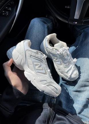 New balance 452 white, белые кроссовки нб, нью баланс