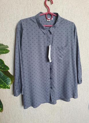 Воздушная качественная рубашка японского бренда uniqlo, 100% модал
