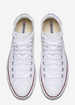 Оригинальный кеды converse all star high optical white (m7650)1 фото